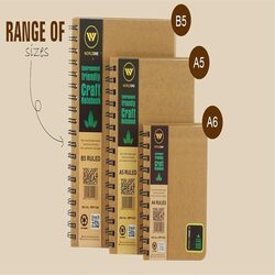 Worldone A5 Ruled Craft Notebook 80GSM 160Pgs